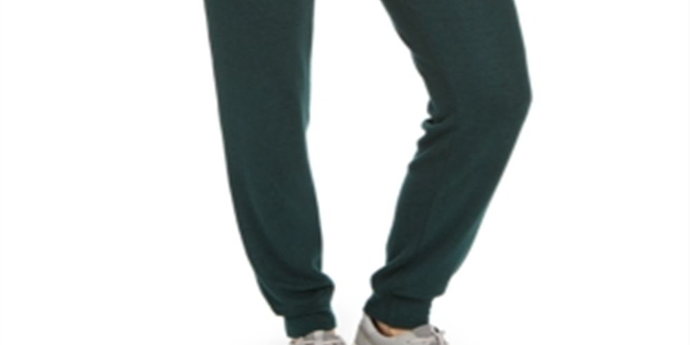 Calça casual feminina Ideology com perna larga e gravata verde tamanho XX-G