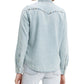 Camiseta Levi's Ultimate Western Daydreamin de algodão feminina, azul, tamanho grande