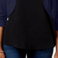 Jessica Howard Cardigan Feminino Manga 3/4 Aberto Azul Tamanho P
