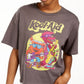 Camiseta retrô Kool Aid do Mad Engine Junior, cinza, tamanho M