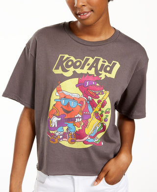 Camiseta retrô Kool Aid do Mad Engine Junior, cinza, tamanho M