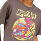 Camiseta retrô Kool Aid do Mad Engine Junior, cinza, tamanho M