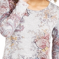Blusa de malha estampada feminina Style &amp; Co, cinza, tamanho grande
