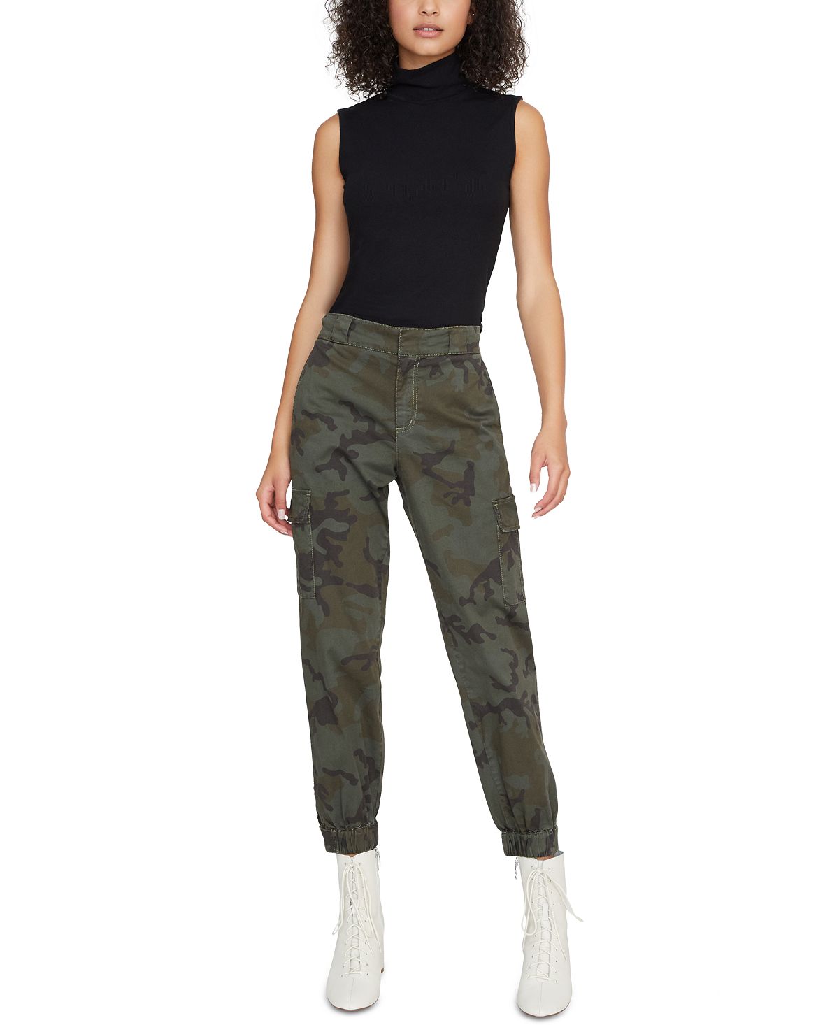 Calça jogger cargo Commander feminina Sanctuary, verde, tamanho 28