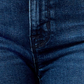 Calça jeans capri feminina Sanctuary Connector Kick com bainha desfiada, azul, tamanho 26/2