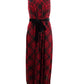 Vestido Ralph Lauren Feminino Xadrez Tartan Georgette Vermelho Tamanho 2