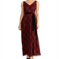 Vestido Ralph Lauren Feminino Xadrez Tartan Georgette Vermelho Tamanho 2