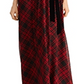 Vestido Ralph Lauren Feminino Xadrez Tartan Georgette Vermelho Tamanho 2