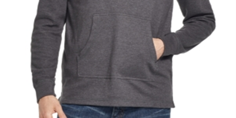Moletom com capuz texturizado vintage masculino à prova de intempéries, cinza, tamanho G