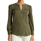 Blusa Ralph Lauren Feminina Manga Longa Gola V Verde Tamanho Médio
