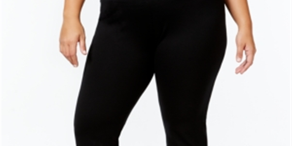 Calça legging feminina Calvin Klein Performance Pull-on Active, preta, tamanho 2X