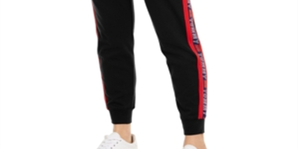 Calça Lounge Estampada Tommy Hilfiger Feminina Preta Tamanho XX-G