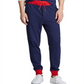 Calça de moletom Polo Ralph Lauren masculina de algodão interlock, azul, tamanho extragrande