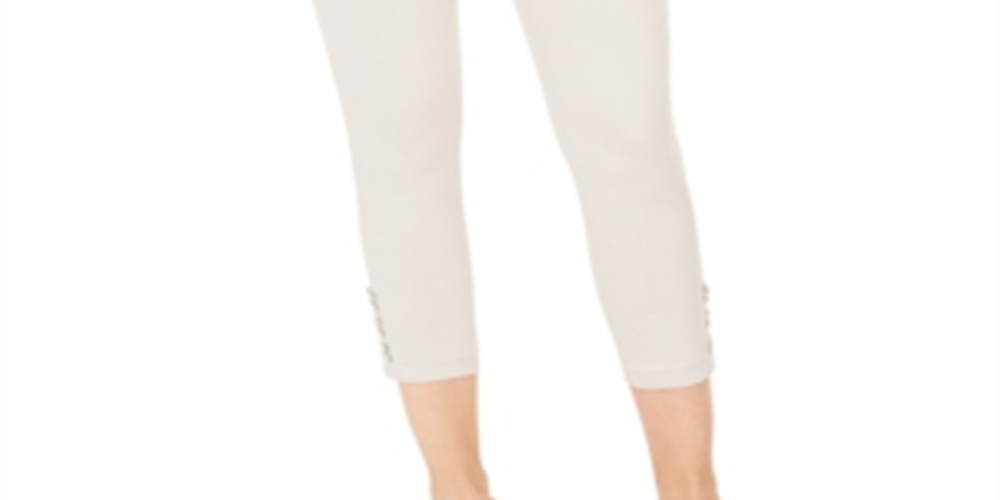 Calça utilitária cropped feminina Style &amp; Co, marrom, tamanho 10