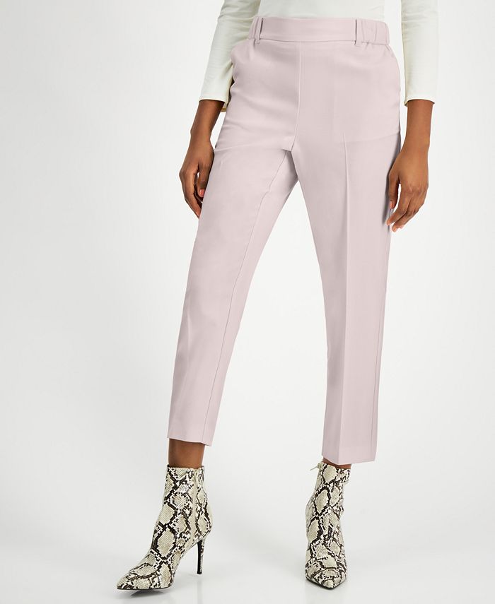 Calça curta Alfani Plus Pull On feminina rosa tamanho 4X