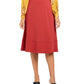 Saia MIDI Alfani Seaa Line Feminina Vermelha Tamanho 4