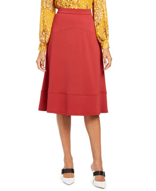 Saia MIDI Alfani Seaa Line Feminina Vermelha Tamanho 4