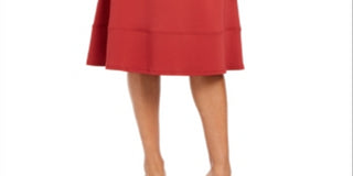 Saia MIDI Alfani Seaa Line Feminina Vermelha Tamanho 4