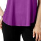 Top Alfani Feminino Roxo Tamanho Grande