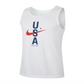 Camiseta regata Nike Fitness Workout Masculina Branca Tamanho Grande
