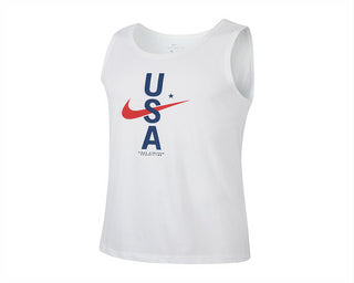 Camiseta regata Nike Fitness Workout Masculina Branca Tamanho Grande