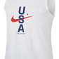 Camiseta regata Nike Fitness Workout Masculina Branca Tamanho Grande