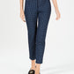 Calça jeans feminina Charter Club Bristol estampada, azul, tamanho 8