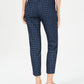 Calça jeans feminina Charter Club Bristol estampada, azul, tamanho 8