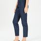 Calça jeans feminina Charter Club Bristol estampada, azul, tamanho 8