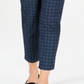 Calça jeans feminina Charter Club Bristol estampada, azul, tamanho 8