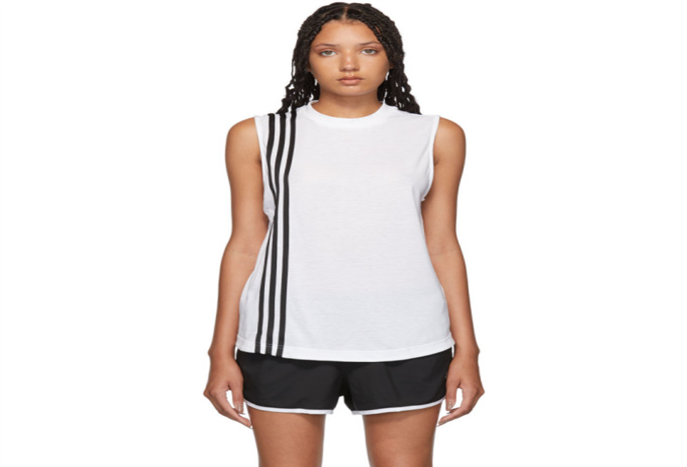 Regata Adidas Must Haves 3 Stripe Feminina Branca Tamanho P