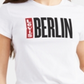Camiseta Levi's Batwing Logo Cotton Cities Berlin Branca Tamanho G