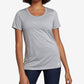 Camiseta Nike Dri-Fit Yoga Feminina Vermelha Tamanho Médio