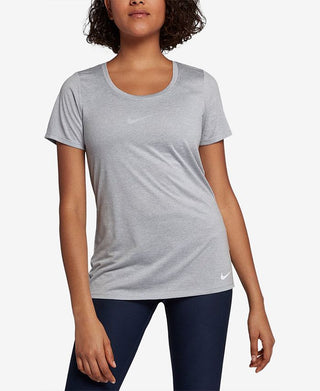 Camiseta Nike Dri-Fit Yoga Feminina Vermelha Tamanho Médio