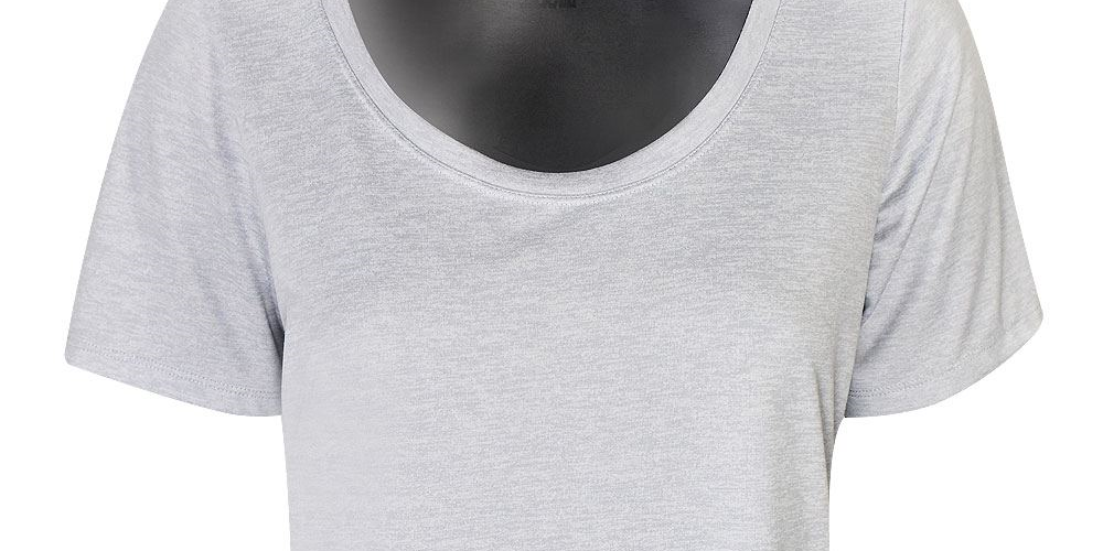 Camiseta Nike Dri-Fit Yoga Feminina Vermelha Tamanho Médio