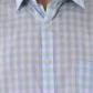 Camisa social masculina Bar III elástica e fácil de cuidar, verde, tamanho 15x34-35