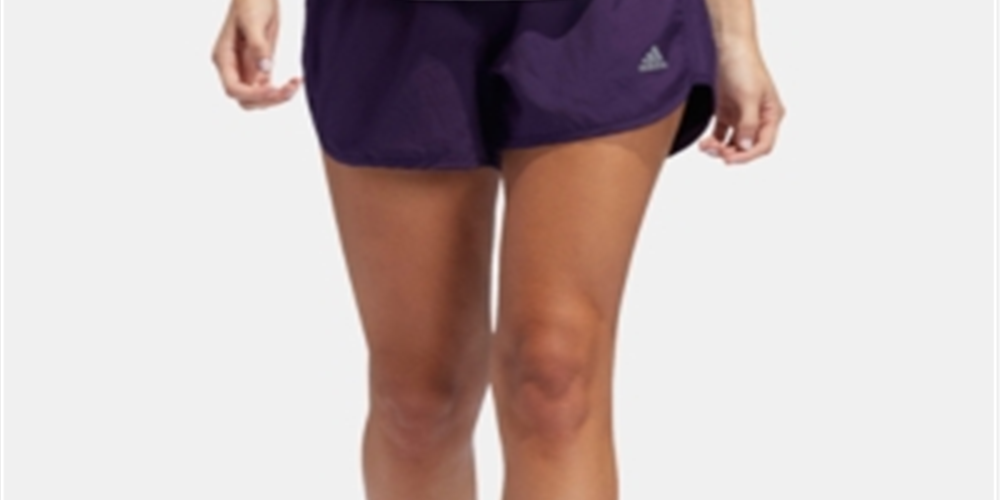 Shorts de corrida fitness feminino Adidas roxo tamanho grande
