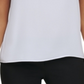 Blusa Calvin Klein Feminina Manga Curta Babados Branca Tamanho X-G