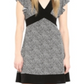 Vestido evasê com estampa de chita Michael Kors feminino, cinza, tamanho grande