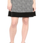 Vestido evasê com estampa de chita Michael Kors feminino, cinza, tamanho grande