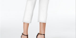 Calça skinny feminina Alfani para festa, branca, tamanho 14