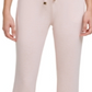 Calça de moletom feminina Calvin Klein Jogger Stretch rosa tamanho X-S