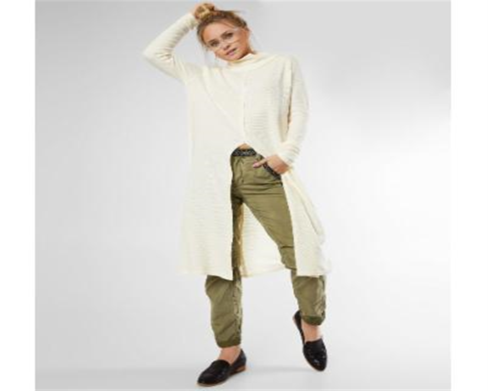 Blusa túnica feminina Free People Work It, branca, tamanho grande