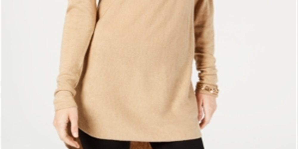 Suéter feminino INC International Concepts, amarelo, tamanho X-S