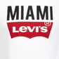 Camiseta Levi's Masculina com Logotipo Miami, Branca, Tamanho Médio