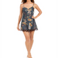 Camisola feminina INC com acabamento em renda, preta, tamanho XS
