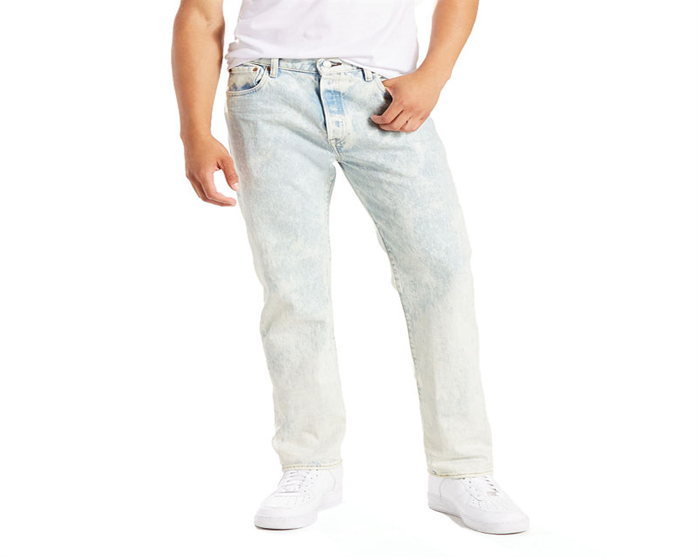 Calça jeans Levi's 501 Original Fit Stretch Masculina Azul Tamanho 31X32