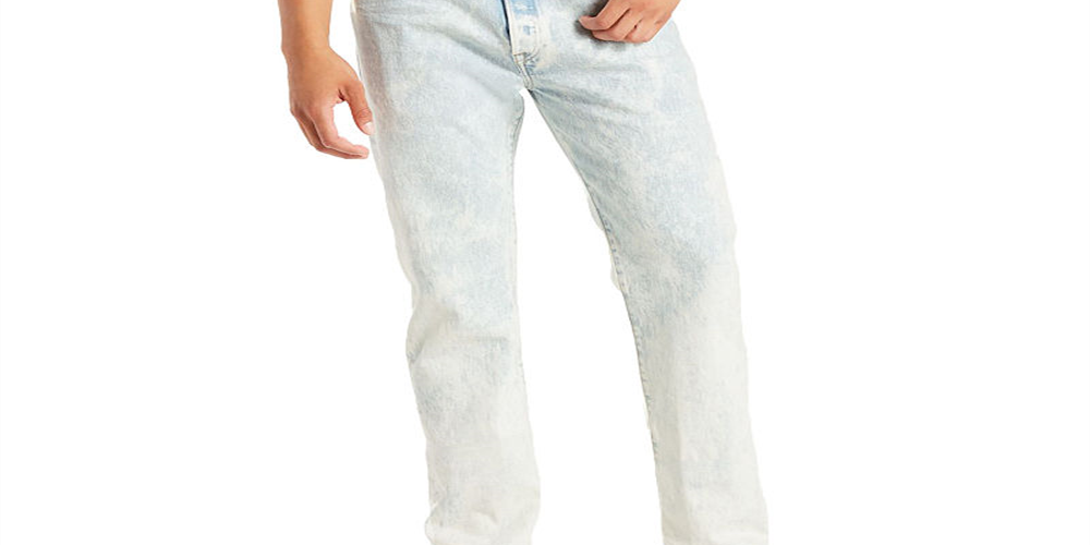 Calça jeans Levi's 501 Original Fit Stretch Masculina Azul Tamanho 31X32