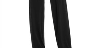 Alfani Women's Knit Wide Leg Pant Black Size -XS