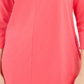 Blusa feminina Alfani coral com manga 3/4 e decote em joia, rosa, tamanho extragrande